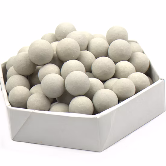 Boule d'emballage industrielle en céramique inerte comme support