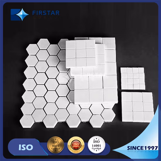 La Chine usine en gros 92 % de carreaux de céramique d'alumine carreaux d'alumine comme protection contre l'usure minière